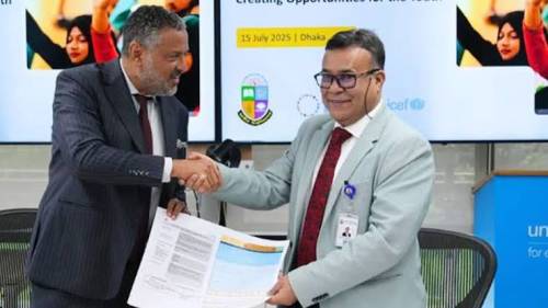 সিলেবাস সংস্কারে জাতীয় বিশ্ববিদ্যালয়ের সাথে ইউনিসেফের চুক্তি
