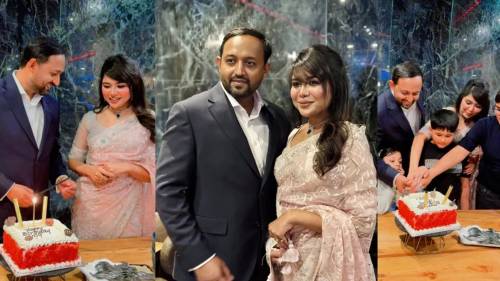 কার সাথে কেক কাটলেন তনী,  জেনে নিন তার পরিচয়