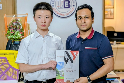 উচ্চশিক্ষার নতুন সম্ভাবনা নিয়ে লিডবার্গ এডুকেশনের সফরে মি. লি ওয়েনহাও